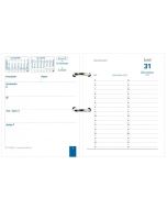 Recharge pour bloc éphéméride 2025 - BLOC PLANNING QUO VADIS