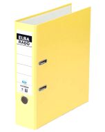 Classeur à levier - Dos 80 mm - Jaune : ELBA Rado Brillant Photo