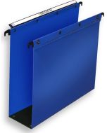 Lot de 10 dossiers suspendus pour Tiroir - Fond 80 mm - Bleu : L'OBLIQUE Modèle