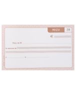 Le Dauphin 1202D Reçus Carnet à souche Autocopiant Dupli - 105 x 180 mm