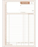 FACTURE Carnet autocopiant Dupli - 210 x 148 mm 1222D Le Dauphin Modèle