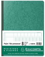 Registre à têtes paresseuses - 8 colonnes - 320 x 250 mm - Vert EXACOMPTA Image