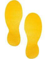 PIEDS Marquage adhésif de zone - Jaune : DURABLE Lot de 10 Visuel