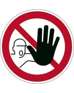 Photo Marquage adhésif de sécurité - Accès interdit - Rouge DURABLE