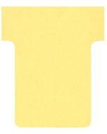 Fiches T - Indice 1.5 / 45 mm - Jaune : NOBO Lot de 100 Visuel