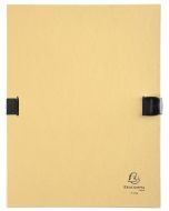 EXACOMPTA 21525E : Lot de 10 chemises à clip - Mastic