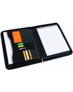 Organiseur conférencier A4 en polyuréthane - Alba ouvert