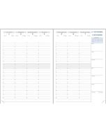 Agenda 2024/2025 Semainier de bureau SAD29 297 x 210 mm EXACOMPTA