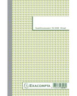 3248E Exacompta Lot de 10 manifolds : Quadrillés - Autocopiants Dupli - 210 x 135 mm