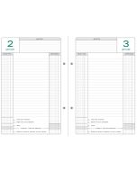 Agenda perpétuel de Caisse - Recharge 38978E Exacompta