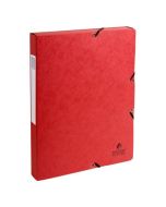 EXACOMPTA Boîtes de classement 50305E - Dos 25 mm Rouge