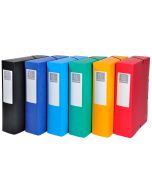 Boîte de classement Carte lustrée - Dos 80 mm - Assortiment EXACOMPTA Exabox Image