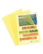 EXACOMPTA 56116E : Pochettes à coins A4 - PP12  - Jaune