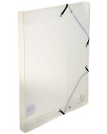 EXACOMPTA : Boîtes de classement PP Crystal - Dos 25 mm