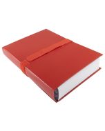 629E EXACOMPTA : Chemises à sangle Velcro Balacron Rouge