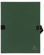 Chemise à sangle toilée extensible - Vert foncé : EXACOMPTA Modèle