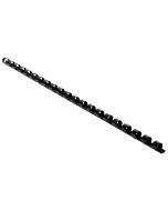 Lot de 100 baguettes de 21 anneaux - 8 mm - Noir EXACOMPTA Image