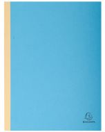 EXACOMPTA Chemises à soufflet dos toilé - Bleu (Papier recyclé)