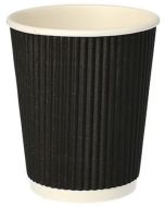 Gobelets jetables en carton - 0,20 L - Beige PAP STAR Ripple Wall