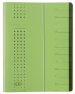 ELBA 400001994 : Trieur à élastique 12 compartiments - Vert