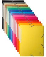 EXACOMPTA : Chemises à élastiques 17100H - Assortiment