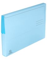 Lot de 10 Chemises à poche en carte - Bleu clair EXACOMPTA SUPER Image