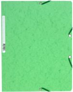 EXACOMPTA 5563E : chemises à élastiques sans rabats - Tilleul  (Classement)