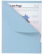 Lot de 100 Chemises A4 à bord décalé - Bleu EXACOMPTA Forever 180 Exemple