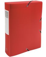 Boîte de classement en PP - Dos 60 mm - Rouge : EXACOMPTA image