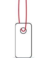 HERMA  : Lot de 1000 étiquettes à trou et ficelle 6901 - 7 x 15 mm (Affichage de prix)