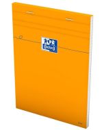 Photo OXFORD : Bloc-notes quadrillé - Couverture orange - 148 x 210 mm