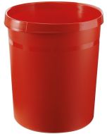 Photo Corbeille à papier 18 litres Rouge HAN Grip 18190-17