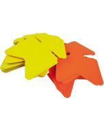 Photo Carton fluo non effaçable - Flèche - 320 x 480 mm - Jaune/Orange AGIPA