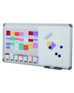 Photo Tableau et Planning hebdomadaire mural - 7 colonnes : NOBO 2951400