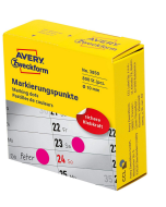 Photo Pastilles adhésives rondes - 10 mm - Magenta AVERY