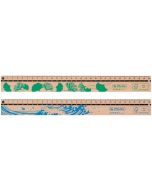 Photo Règle plate en bois - 300 mm HERLITZ GREENline