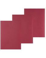 Photo Plat de couverture pour reliure A4 - Carton Grain Cuir - Rouge mat PAVO (8011162)