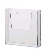 Photo Présentoir mural A5 - 1 compartiment vertical - Transparent : HELIT H2350102