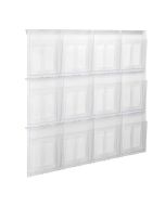 Photo Présentoir mural Placativ - 12 compartiments A4 : HELIT H6811102