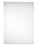 Photo Lot de 100 Pochettes à coins A4 - PP grainé 0,11 - Transparent : HERLITZ 5914304