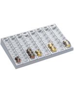 Monnayeur EURO  de 8 colonnes amovibles pour pièces 160780037 WEDO