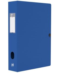 Boite de classement Memphis avec bouton - 60 mm - Bleu : OXFORD Image