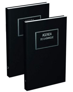 LECAS Agenda de la Banque 2025 - 180 x 290 mm Registre 2 volumes image