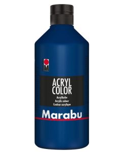Peinture Acrylique - 500 ml - Bleu foncé MARABU Acryl Color