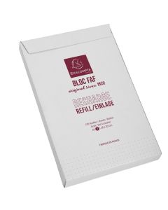 Recharge de feuilles unies avec pointillées Pour FAF n°2  EXACOMPTA