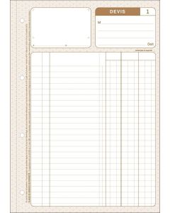 DEVIS Dauphin : Manifolds autocopiants Dupli - 297 x 210 mm 1262D