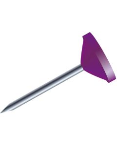EXACOMPTA : Epingles unies à tête plate - Violet : 14506E photo
