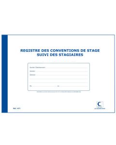 Registre des conventions de stage - Suivi des stagiaires  1471 elve