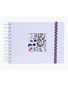 Album photos à spirales - 230 x 160 mm - Blanc : EXACOMPTA French'Class  image