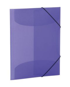 Chemise à élastiques A3 en PP translucide Violet  HERMA image